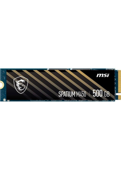 Dysk SSD MSI SPATIUM M450 500GB PCIe 4.0 NVMe M.2 2280 (3600/2300 MB/s) 3D NAND