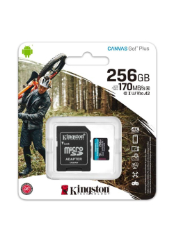 Karta pamięci Kingston microSD Canvas Go! Plus 256GB Class 10 UHS-I + adapter-953446