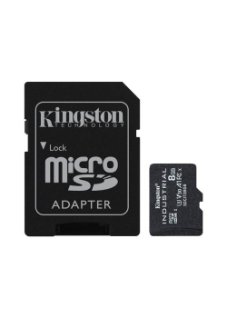 Karta pamięci Kingston Industrial microSD 8GB Class 10 UHS-I U3 + adapter
