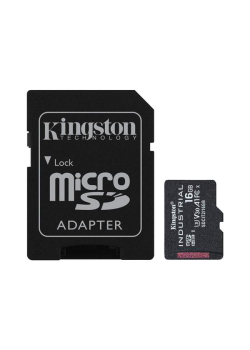 Karta pamięci Kingston Industrial microSD 16GB Class 10 UHS-I U3 + adapter