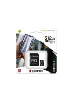 Karta pamięci Kingston microSD Canvas Select Plus 512GB Class 10 UHS-I U3 V30 + adapter-953466
