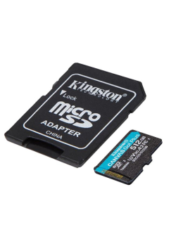 Karta pamięci Kingston microSD Canvas Go! Plus 512GB UHS-I U3 V30 + adapter-953473