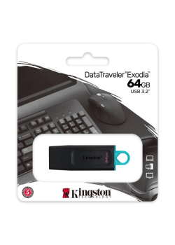 Pendrive Kingston DataTraveler Exodia 64GB USB 3.2 Gen 1-953309