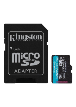 Karta pamięci Kingston microSD Canvas Go! Plus 256GB Class 10 UHS-I + adapter
