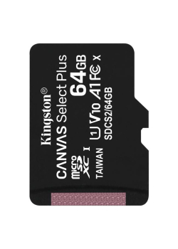 Karta pamięci Kingston microSD Canvas Select Plus 64GB Class 10 UHS-I U1 V10