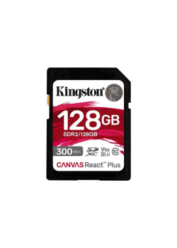 Karta pamięci Kingston SDXC Canvas React Plus 128GB Class 10 UHS-II