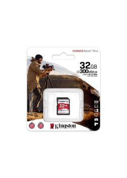 Karta pamięci Kingston SDHC Canvas React Plus 32GB UHS-II U3 V90-953297
