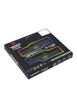 Pamięć DDR4 Patriot Viper STEEL RGB BLACK 16GB (2x8GB) 3600 MHz CL20 1,35V-954265