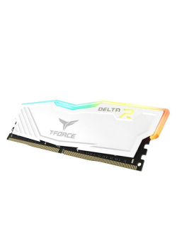 Pamięć DDR4 Team Group T-FORCE Delta RGB 16GB (2x8GB) 3200MHz CL16 1,35V Biała-956104