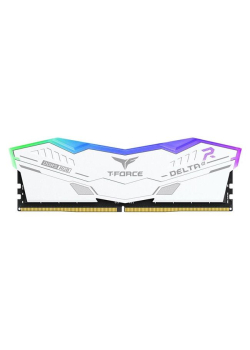 Pamięć DDR5 Team Group T-FORCE DELTA Alpha RGB 16GB (1x16GB) 6000MHz CL38 1,25V Biała