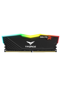 Pamięć DDR4 Team Group T-FORCE Delta RGB 32GB (1x32GB) 3200MHz CL16 1,35V Czarna
