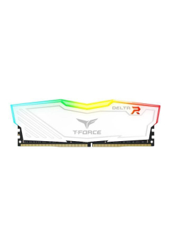 Pamięć DDR4 Team Group T-FORCE Delta RGB 16GB (2x8GB) 3200MHz CL16 1,35V White