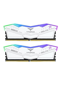 Pamięć DDR5 Team Group T-FORCE DELTA RGB 48GB (2x24GB) 8000MHz CL38 1,4V Biała
