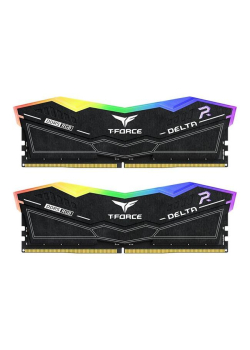 Pamięć DDR5 Team Group T-FORCE DELTA RGB 48GB (2x24GB) 8000MHz CL38 1,4V Czarna