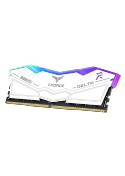 Pamięć DDR5 Team Group T-FORCE DELTA RGB 48GB (2x24GB) 8000MHz CL38 1,4V Biała-956403