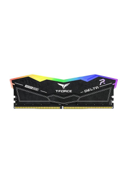 Pamięć DDR5 Team Group T-FORCE DELTA RGB 16GB (1x16GB) 6000MHz CL38 1,25V Czarna