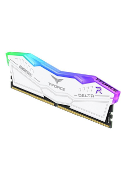 Pamięć DDR5 Team Group T-FORCE DELTA RGB 48GB (2x24GB) 8000MHz CL38 1,4V Biała-956405