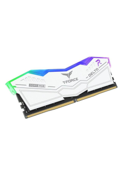 Pamięć DDR5 Team Group T-FORCE DELTA RGB 16GB (1x16GB) 6000MHz CL38 1,25V Biała-956975