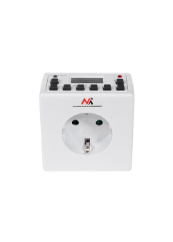 Timer cyfrowy Maclean MCE30G 10 programów CD funkcja random 3600W czasomierz programator cyfrowy max. 156 programów (niemiecki)