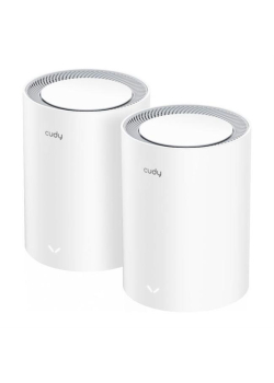 System Mesh Cudy M1800 Wi-Fi 6 AX1800 1xLAN 1xWAN 2-pack
