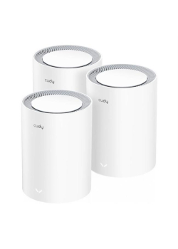 System Mesh Cudy M1800 Wi-Fi 6 AX1800 1xLAN 1xWAN 3-pack