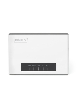 Serwer sieciowy DIGITUS wielofunkcyjny, bezprzewodowy 2-portowy, USB 2.0, 300Mbps-964454