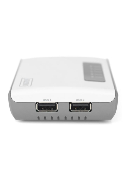 Serwer sieciowy DIGITUS wielofunkcyjny, bezprzewodowy 2-portowy, USB 2.0, 300Mbps-964452
