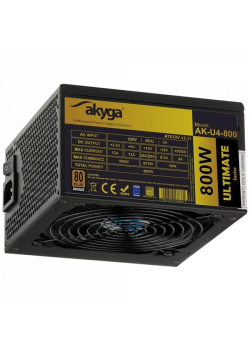 Zasilacz ATX 800W Akyga Ultimate AK-U4-800 80+ Bronze APFC Fan12cm