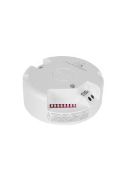 Czujnik ruchu Maclean MCE207 mikrofalowy ze ściemniaczem + zasil do zabudowy-972910