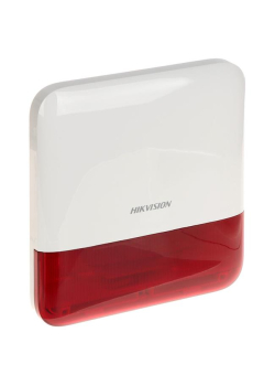 Sygnalizator zewnętrzny bezprzewodowy HIKVISION DS-PS1-E-WE/RED