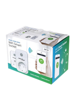 Gniazdko zdalnie sterowane GreenBlue GB155G WiFi Android iOS Alexa Google Home timer max 2000W (typ niemiecki)-972465