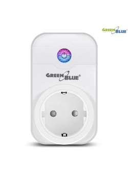Gniazdko zdalnie sterowane GreenBlue GB155G WiFi Android iOS Alexa Google Home timer max 2000W (typ niemiecki)