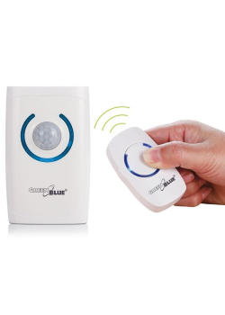 Dzwonek bezprzewodowy GreenBlue GB110 4w1 36 melodii 150m  - dzwonek, alarm, czujnik ruchu, latarka-972402