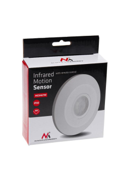 Czujnik ruchu PIR Maclean MCE467 na podczerwień, z pilotem, max.2000W-973096
