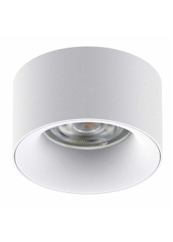 Oprawa podtynkowa / tuba Maclean MCE457 W/W punktowa okrągła aluminiowa GU5.3 70x40mm biała