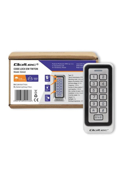 Zamek szyfrowy Qoltec TRITON z czytnikiem RFID | kod | karta | brelok | IP68 | EM-973273