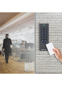 Zamek szyfrowy Qoltec CALISTO z czytnikiem RFID | kod | karta | brelok | dzwonek | IP68 | EM-973243