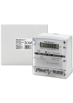 Miernik zużycia enrgii Qoltec jednofazowy elektroniczny licznik | 230V | LCD-973487