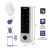 Zamek szyfrowy Qoltec TITAN z czytnikiem linii papilarnych | RFID | BT 4.0 | kod | karta | brelok | dzwonek | IP68 | EM-