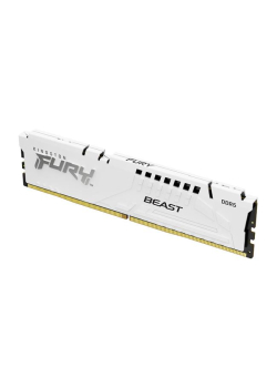Pamięć DDR5 Kingston FURY Beast 32GB (1x32GB) 6400MHz CL32 1,4V White XMP-986707