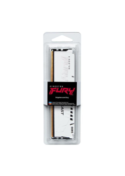Pamięć DDR5 Kingston FURY Beast 32GB (1x32GB) 6400MHz CL32 1,4V White XMP-986708