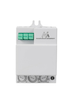 Czujnik ruchu Maclean MCE316, mikrofalowy, zasięg 8m, max. obciążenie 1200W, IP20, 5.8 GHz-989446