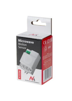 Czujnik ruchu Maclean MCE316, mikrofalowy, zasięg 8m, max. obciążenie 1200W, IP20, 5.8 GHz-989442